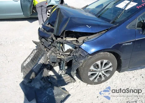 2021 Toyota Corolla Hybrid Le from USA, damaged, VIN JTDEAMDE9MJ003091